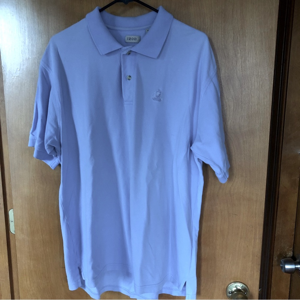 Powder blue IZOD polo shirt